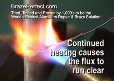 easy aluminum tube or line repair with Braze Perfect