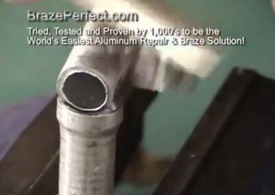 easy aluminum tube or line repair with Braze Perfect